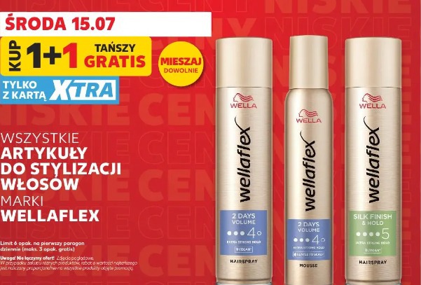 Artykuły do stylizacji włosów marki Wellaflex