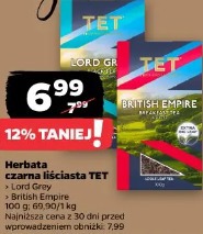 Herbata czarna liściasta TET
