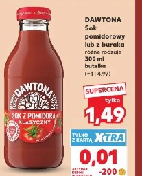 Dawtona Sok pomidorowy lub z buraka