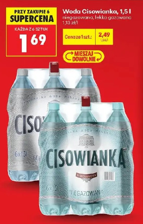Woda Cisowianka 1.5l
