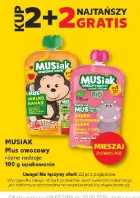 Musiak Mus owocowy różne rodzaje