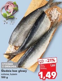 Stoisko z obsługą Śledzie bez głowy