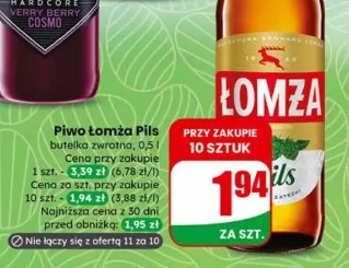 Piwo Łomża Pils
