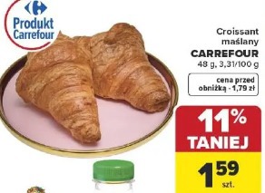Carrefour croissant maślany