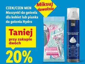Cien/Cien Men Maszynki do golenia dla kobiet lub pianka do golenia Hydro