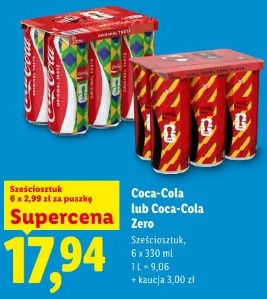 Coca-Cola lub Coca-cola zero