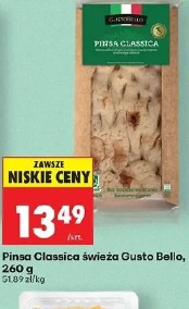 Pinsa Classica świeża Gusto Bello