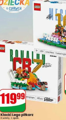 Klocki Lego piłkarz