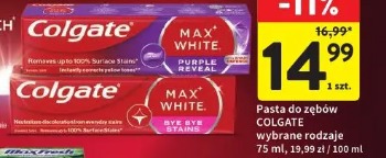 Colgate max white purple reveal