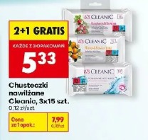 Chusteczki nawilżane Cleanic