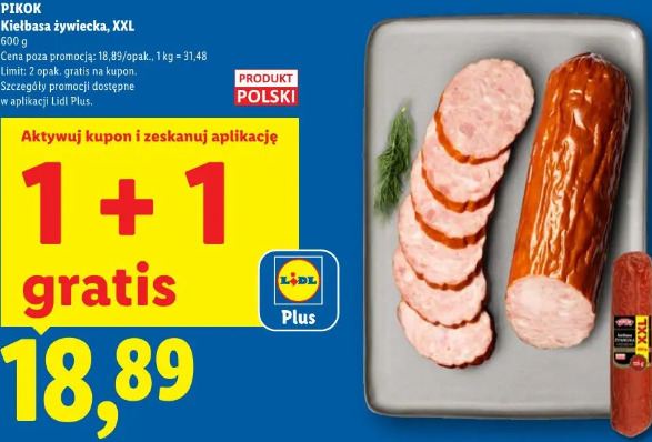 Pikok Kiełbasa żywiecka, XXL