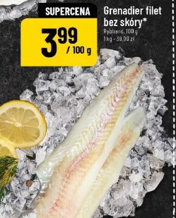 Grenadier filet bez skóry Ryband