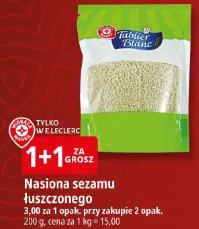 Nasiona sezamu łuszczone Tablette Blanc