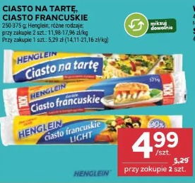 Ciasto na tartę Henglein