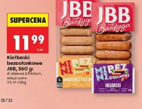 Kiełbaski bezosłonkowe JBB