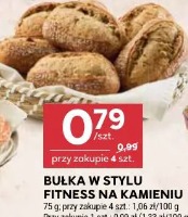 Bułka w stylu fitness na kamieniu