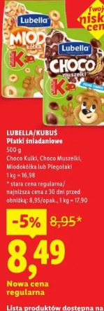 Lubella/Kubuś Płatki śniadaniowe