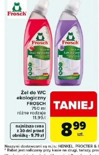 Żel do wc ekologiczny Frosch