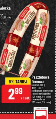 Pasztetowa firmowa Sokołów