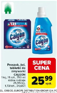 Proszek, żel, tabletki do zmywarki Calgon
