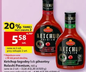 Ketchup łagodny lub pikantny Roleski Premium