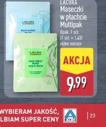 Lacura Maseczki w płachcie Multipak