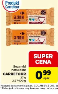 Sezamki naturalne Carrefour