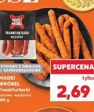 Frankfurterki surowe, wędzone Madej Wróbel