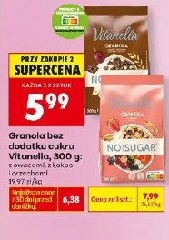 Granola bez dodatku cukru Vitanella