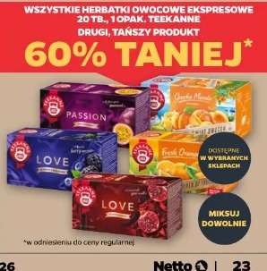 Herbatki owocowe ekspresowe Teekanne