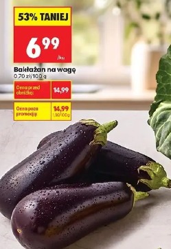 Bakłażan na wagę