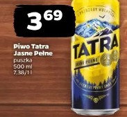 Piwo Tatra Jasne Pełne
