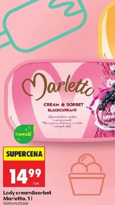 Lody cream&sorbet Marletto