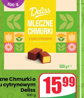 Mleczne Chmurki o smaku cytrynowym Deliss