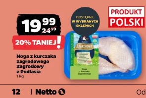 Noga z kurczaka zagrodowego Zagrodowy z Podlasia