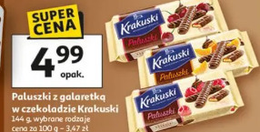 Paluszki z galaretką w czekoladzie Krakuski