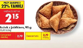 Rożek z jabłkiem