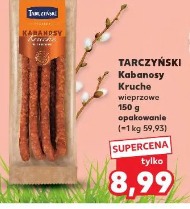 Tarczyński Kabanosy Kruche wieprzowe
