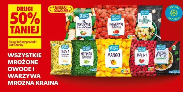 Wszystkie mrożone owoce i warzywa Mrożna Kraina