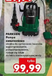 Parkside Pompa zanurzeniowa