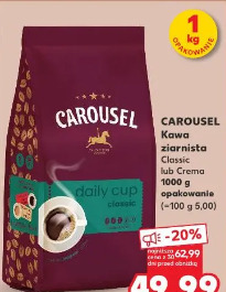 Carousel Kawa ziarnista Classic lub Crema