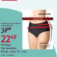 Marilyn, figi damskie, Black, rozm. M