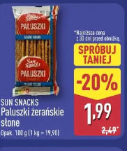 Sun Snacks Paluszki żerańskie słone