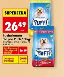 Sucha karma dla psa Puffi