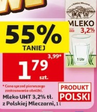 Mleko UHT 3,2% z Polskiej Mleczarni