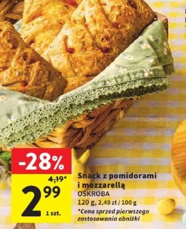 Snack z pomidorami i mozzarellą Oskroba