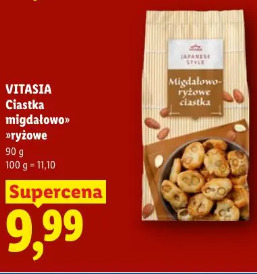 Vitasia Ciastka migdałowo-ryżowe