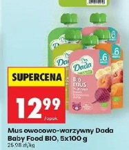 Dada Baby Food BIO mus owocowo-warzywny