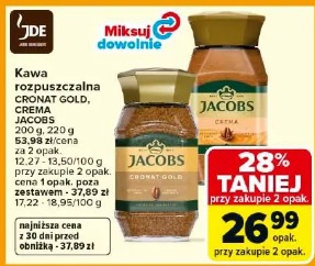 Kawa rozpuszczalna Cronat Gold, Crema Jacobs