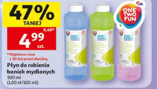 Płyn do robienia baniek mydlanych One Two Fun